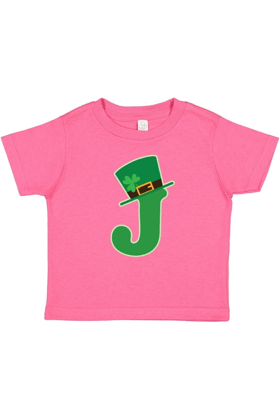 Irish St Patricks Day Letter J Monogram Boys or Girls Baby T-Shirt