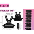 thumbnail image 1 of QinaQin Adjustable Weighted Vest with Reflective Strip, Black, 1 of 6