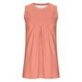thumbnail image 4 of FAIWAD Camisole pour Femmes Smmuer Col Rond Sans Manches Tuniques Décontractées Froncées Grande Taille Chandails à Enfiler, 4 of 4