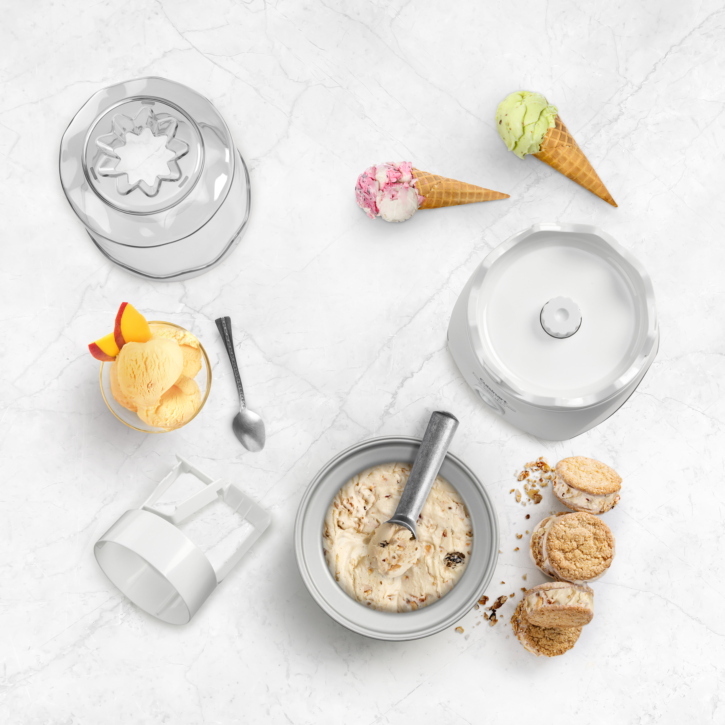 Cuisinart Automatic 1.5 Qt Frozen Yogurt-Ice Cream & Sorbet Maker - image 2 of 7