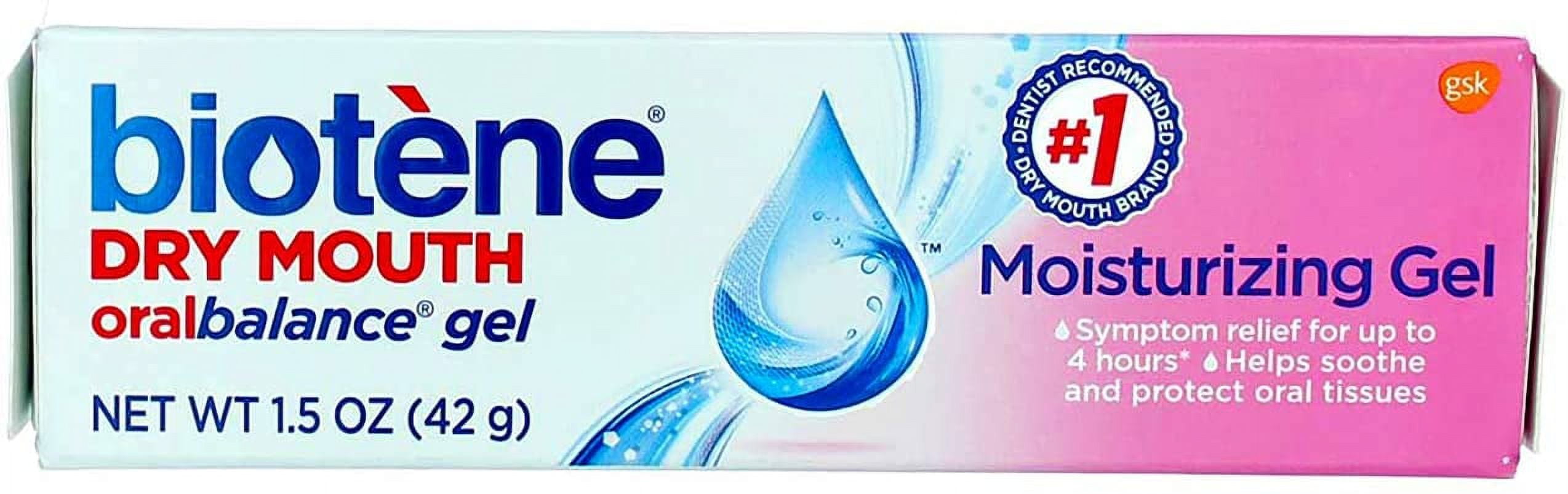 Biotene Oralbalance Dry Mouth Moisturizer Gel 1.50 oz (Pack of 4)