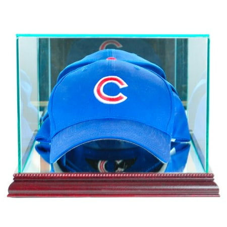 Perfect Cases Cap and Hat Display Case, Cherry Finish ...