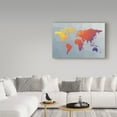 thumbnail image 3 of Trademark Fine Art 'Geo Map I' Canvas Art by Moira Hershey, 3 of 3