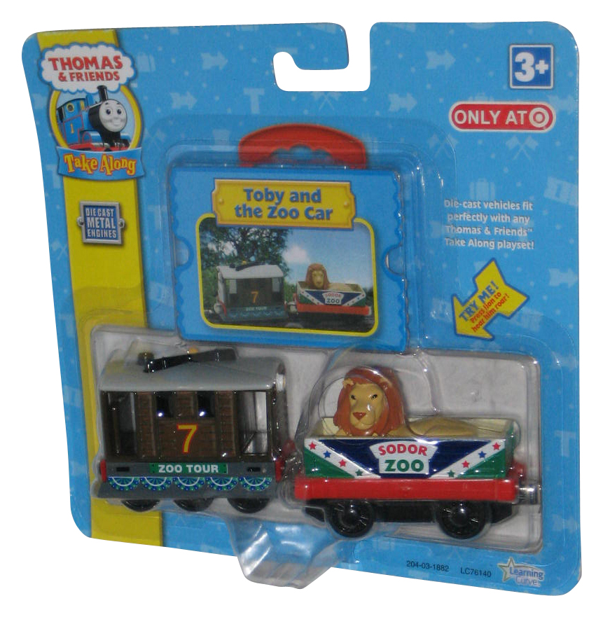 Thomas & Friends Take Along Toby And The Zoo Car Die Cast Toy Train