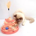 thumbnail image 3 of Pets Toy 360 Degree Rotatable Detachable Track Teasing Toys Indoor Gift Safety Playing Entertainment Interactive Training Teaser Green, 3 of 9