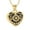gold, variant on Heart Cremation Jewelry Sunflower Urn Necklace for Ashes Stainless Steel Ashes Pendant for Women Men Keepsake Necklace Memorial Ashes Jewelry