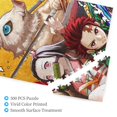 thumbnail image 4 of Rompecabezas de madera de 500 piezas Demon Slayer: adecuado para niños adultos, rompecabezas para niños y niñas, juguetes de juego de entretenimiento con rompecabezas. Talla única, 4 of 8