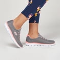 thumbnail image 2 of Tenis SKECHERS Mujer Wide Fit Transpirables gris 24, 2 of 6