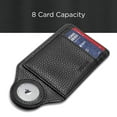 thumbnail image 7 of Encased Airtag Wallet for Men, PU Leather Card Holder Compatible with Apple Airtag (Black), 7 of 7