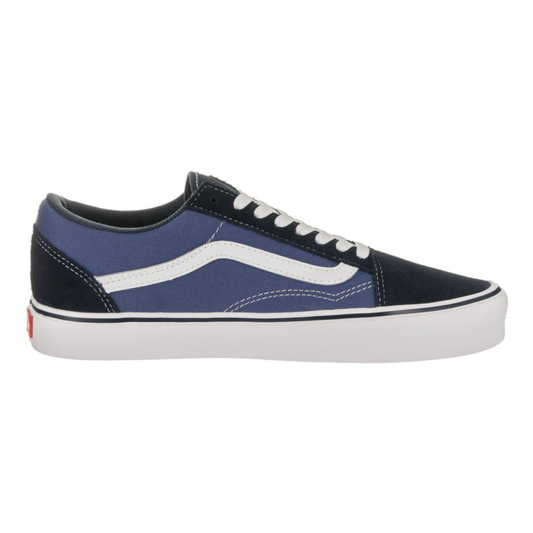 Old Skool Lite Suede/Canvas Navy/White Men's Classic Skate Shoes Size 8.5 - Walmart.com