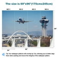 thumbnail image 3 of Peel and Stick Wallpaper Los Angeles international Modern Art Wall Mural Decor Self Adhesive and Removable 69in x 98in, 3 of 8