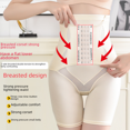 thumbnail image 5 of Pantalones abdominales para mujer, con cinturón, moldeador de cadera, ropa interior fina de verano, cintura alta, sin costuras, transpirable, talla grande, pantalones de seguridad posparto, 5 of 5