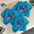 thumbnail image 2 of Nuevas camisetas de Sonics para niños, camisetas de algodón con letras impresas de Anime de la A a la Z, ropa de moda para niños y niñas, camisetas de verano, regalo de cumpleaños, 2 of 5