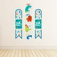 thumbnail image 3 of Big Dot of Happiness Roar Dinosaur - Hanging Vertical Paper Door Banners - Dino Mite Baby Shower or Birthday Party Wall Decor Kit - Indoor Door Decor, 3 of 7