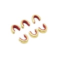 thumbnail image 1 of Southland Archery Supply String Nocking Points Bowstring Brass Nock Point - Made in USA - for Recurve or Compound Bows - 6/Pack (Red Cam for 16-18 Strand String), 1 of 4