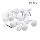 thumbnail image 3 of Clavo para patas de muebles, protector de patas de silla y mesa 12mm blanco 20pcs, 3 of 4
