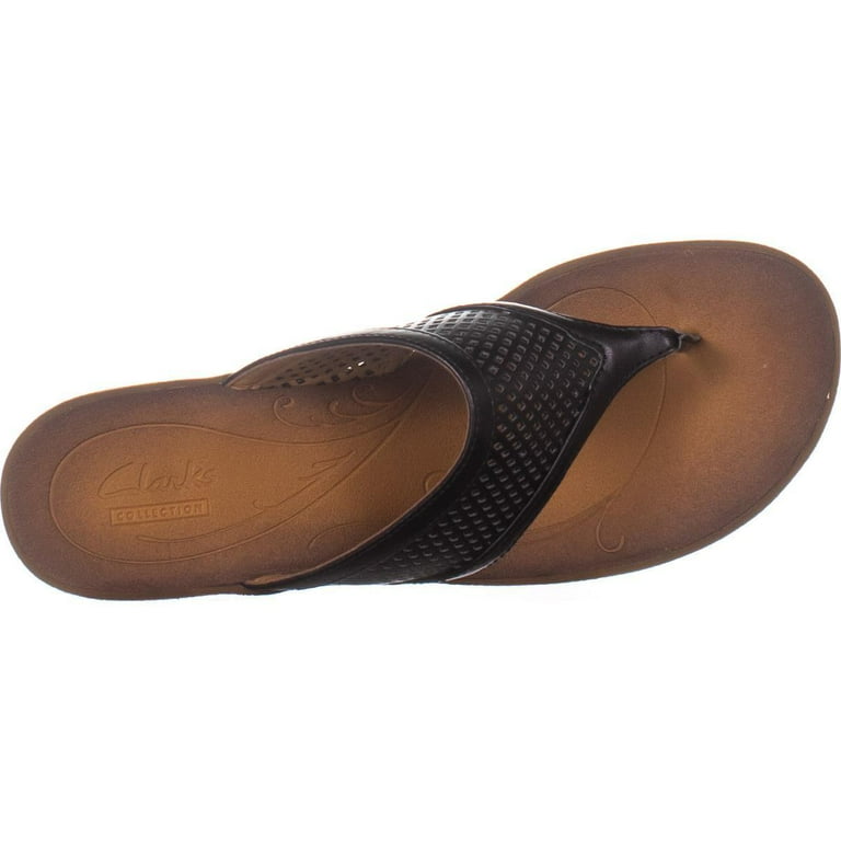 Clarks collection women's avaleen cheap ocean platform wedge thong sandals