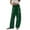 Dark Green, variant on Telankuip Womens Barrel Wide Leg Pants Plus Size Drawstring Elastic High Waist Sweatpants 2025 Fall Winter Line Design Casual Loose Comfortable Trousers with Pockets Pink XL