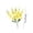 Yellow, variant on Artificial Gladiolus Flower Stems with 5 Branches for Vase, Faux Silk Gladiolus for Wedding Centerpiece and Home Decor, Fade Resistant Fake Flowers for Indoor and Outdoor Display