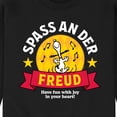 thumbnail image 3 of Peanuts - Snoopy Spass An Der Freud - Men's Crew Neck Fleece Pullover, 3 of 6