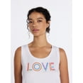 thumbnail image 4 of Joyspun Women's Tank Top and Shorts Pajama Set, 2-Piece, Sizes XS-3X, 4 of 5