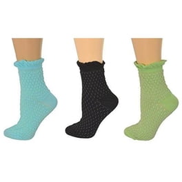 K. Bell Women’s Ditsy Floral Crew Socks – 1 Pair Soft Socks With Arch Support (Size 9-11)