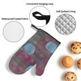 thumbnail image 5 of YFYANG Oven Mitts and Pot Holders Sets 4 Pieces, Non-Slip Heat Resistant Abstract Apple Polka Dots Kitchen Glove Pot Mat for Cooking and Baking, 5 of 8