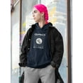 thumbnail image 2 of Abstract Grid Rave Style Hoodie Women -Image by Shutterstock, Female Large, 2 of 4