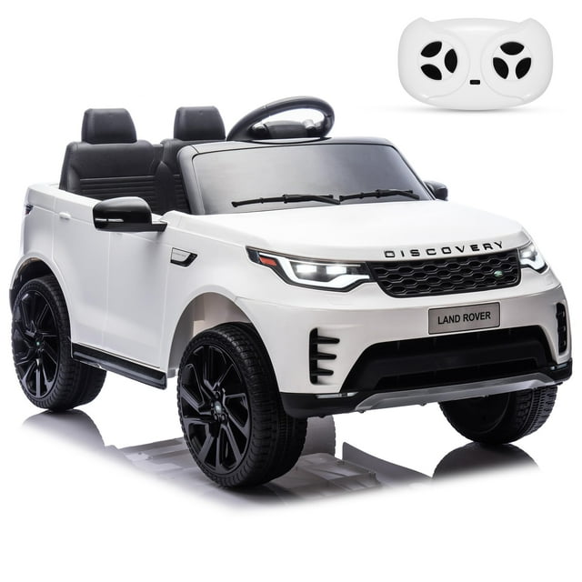 QinaQin 12V Electric Ride On Car for Kids, Dual Motor Vehicle with Parent Remote and LED Lights
