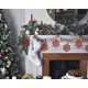 thumbnail image 5 of 24 piezas de adornos de copos de nieve de Navidad de plástico con copos de nieve brillantes para decoración de ventanas de Navidad Adepaton LKX-2037-2, 5 of 8