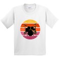 thumbnail image 3 of Inktastic Drummer Musician Retro Vintage Youth T-Shirt, 3 of 5