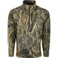thumbnail image 2 of Drake Waterfowl Men's Breath 1/4 Zip Camo Pullover, 2 of 4