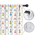 thumbnail image 4 of Blackout Kids Curtains,Colorful Princess Castle Pattern Childrens Insulated Curtains Set Of 2,Bedroom Essentials,Toddler Room Decor 42"x54", 4 of 5