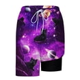 thumbnail image 6 of Mens 7" Swim Trunks with Compression Liner Quick Dry Swimming Shorts Swimsuits, 6 of 8