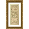 thumbnail image 1 of Shamp, Cindy 8x14 Gold Ornate Wood Framed with Double Matting Museum Art Print Titled - Spices, 1 of 4