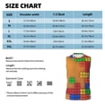thumbnail image 6 of Haiem Men's Colorful Building Blocks A Print Tank Tops Summer Sleeveless Cut Off Workout T-Shirts Fitness Vest Athletic Undershirts-X-Large, 6 of 8