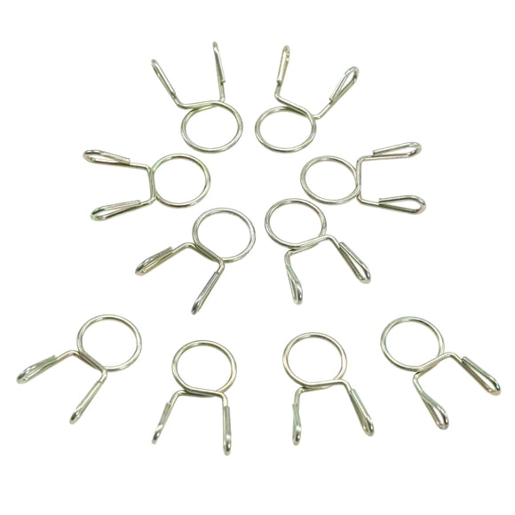 10X Tuyau de Carburant Tuyau Pince à Ressort 7mm pour Scooter ATV Moto