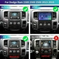 thumbnail image 4 of 2+64G Android Car Stereo for Ram 1500 2500 3500 2013-2019 Support Wireless Carplay Android Auto, 9 Inch Touchscreen Car Radio with WiFi GPS Navigation Bluetooth FM RDS EQ Mirror Link Backup Camera, 4 of 13