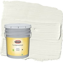 Glidden Fundamentals Gypsum / Off-White Flat Interior Paint, 5 Gallon