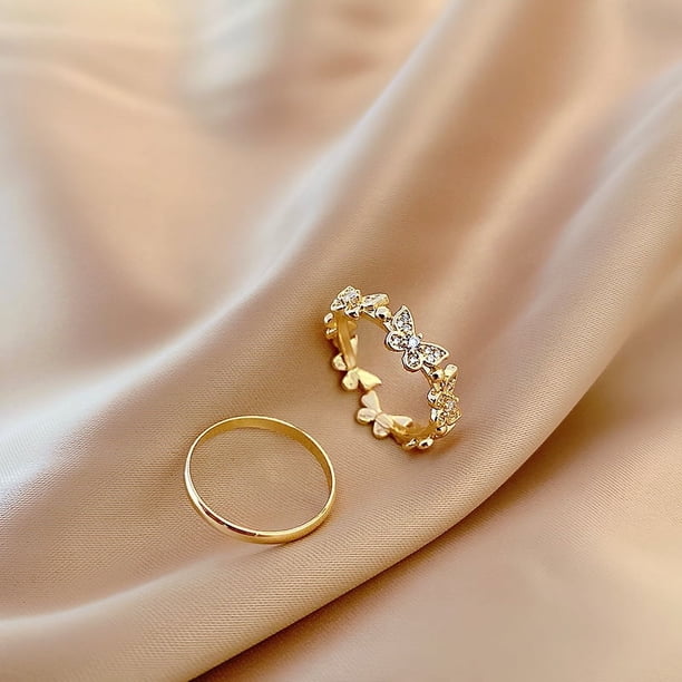 Anillo de traje femenino retro nicho personalidad anillo de perla anillo estilo frío alto sentido joyería de mano