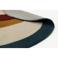 thumbnail image 5 of Premium Circular Rug with Simple Geometrical Design made with High Quality Wool Best Suites in your Living Room, 5 of 5