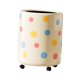 thumbnail image 3 of Cubo de basura con ruedas, diseño moderno, redondo, 12 litros, con ruedas y estampado de lunares. Puntos de colores, 3 of 9