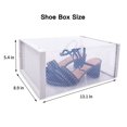 thumbnail image 2 of Set of 12 Stackable Clear Plastic Transparent Shoes Storage Boxes in Home, 2 of 9