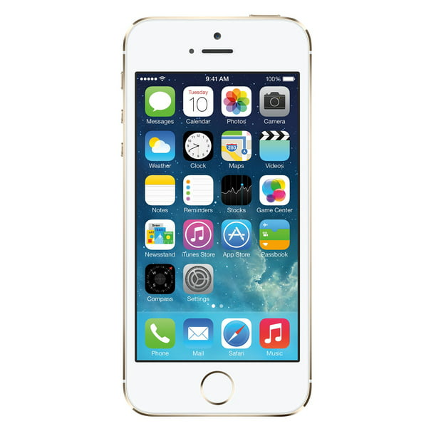 Sinds Schiereiland Grote waanidee Refurbished Apple iPhone 5s 32GB, Gold - Unlocked GSM - Walmart.com