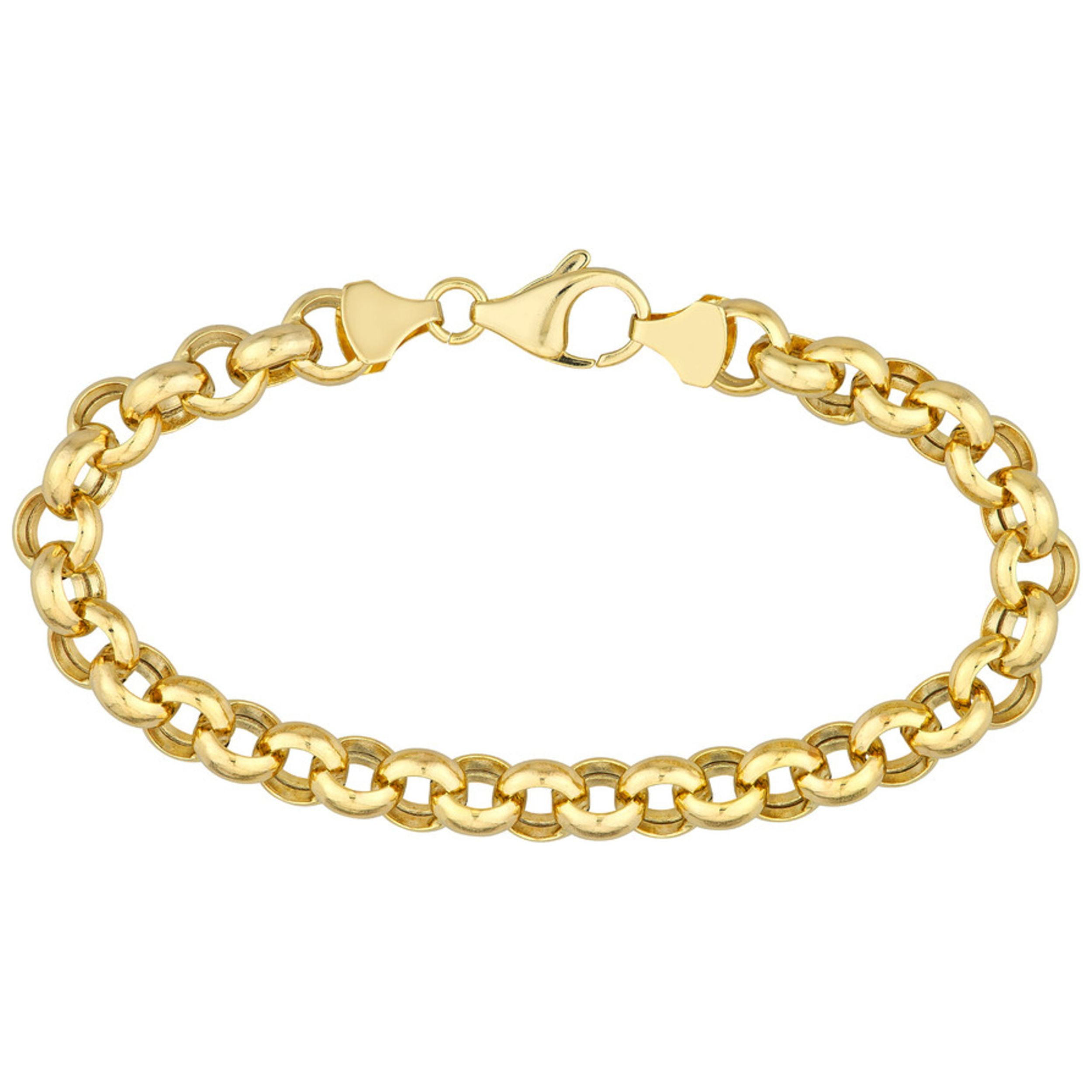 Mejuri 14K Yellow Gold Bracelets: Rolo Chain Charm Bracelet