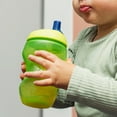 thumbnail image 3 of Tommee Tippee Sportee Non-Spill Water Bottle, 12m+, 10oz, Green & Blue, Pack of 2, 3 of 8