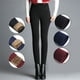 thumbnail image 2 of Leggings muy cálidas de invierno 6xl para mujer, Pantalones ajustados con forro de lana gruesa de talla grande, Pantalones pitillo de lana de cordero de cintura alta, 2 of 5