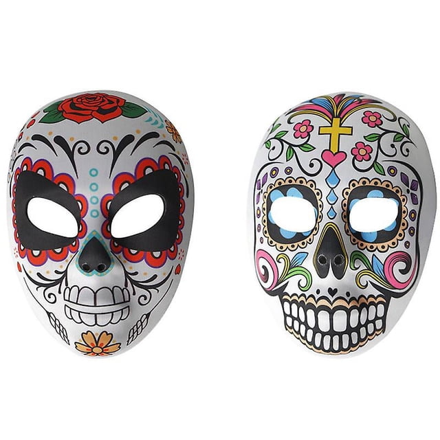 2 máscaras de miedo.