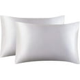 thumbnail image 1 of 2-Pack Satin Pillowcases for Hair and Skin,Satin Pillow Covers with Envelope Closure, 1 of 5