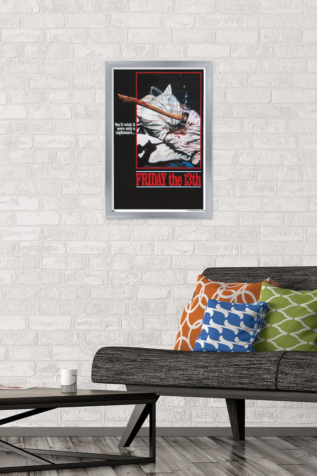 Friday The 13th - One Sheet Wall Poster, 14.725" x 22.375" Framed